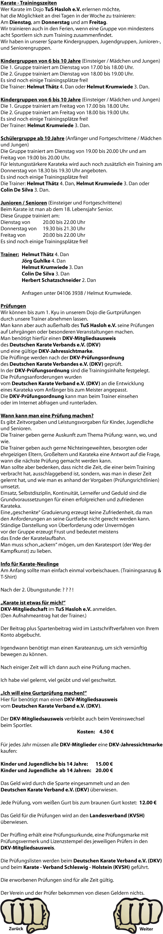 32 Jahre Karate im Tus Hasloh